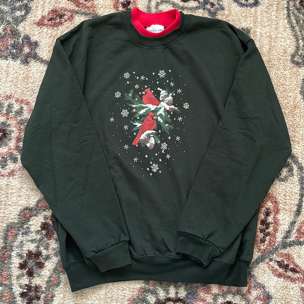 NWOT Morning Star XL Holiday Sweatshirt